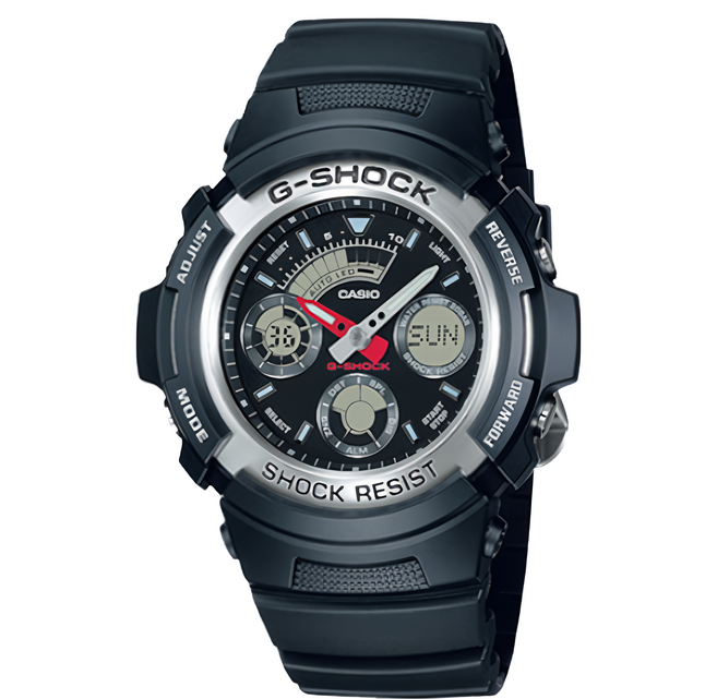 CASIO 卡西歐 G-SHOCK 手錶 200米防水 指針數字雙顯 防衝擊