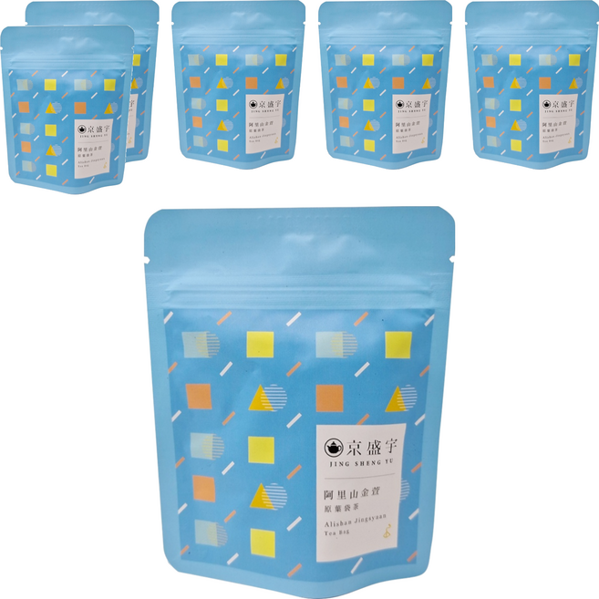 京盛宇 阿里山金萱 原葉袋茶隨行包, 3g, 7包, 6袋