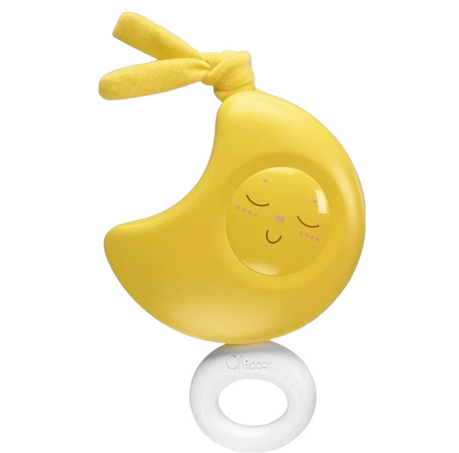 Chicco 甜蜜蜜音樂鈴 造型可愛 吸引寶寶注意 音樂風格清脆 安撫及穩定情緒 體積輕巧 方便外出繫於推車上, 黃色, 1個