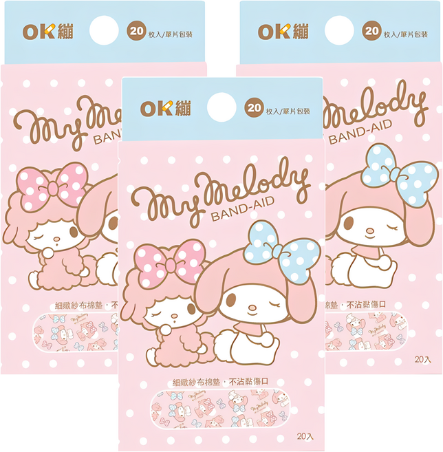 Comfo Pore 康膚寶 OK蹦 MELODY, 20片, 3盒