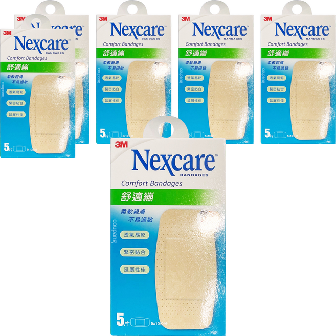 3M Nexcare 舒適繃 滅菌 C505, 5片, 6盒