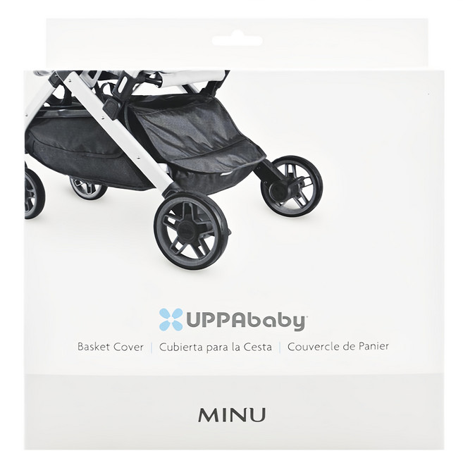 UPPAbaby MINU置物籃防水罩, 素色黑, 1個