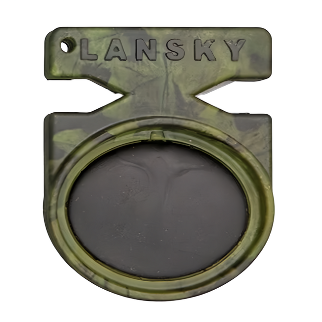 LANSKY Quick Fix口袋型陶瓷與硬質合金2用磨刀器 輕型隨身攜帶 適用於EDC刀具, 迷彩, 1個