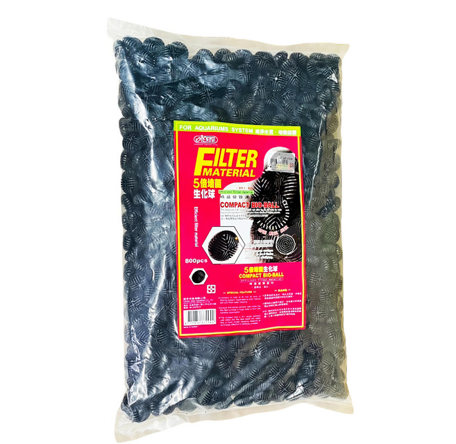 ISTA 伊士達 五倍培菌生化球 800pcs 魚缸過濾材料, 1包