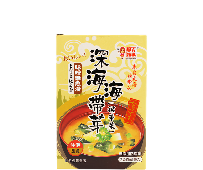 譽方媽媽 深海海帶芽 味噌柴魚湯, 35g, 1盒