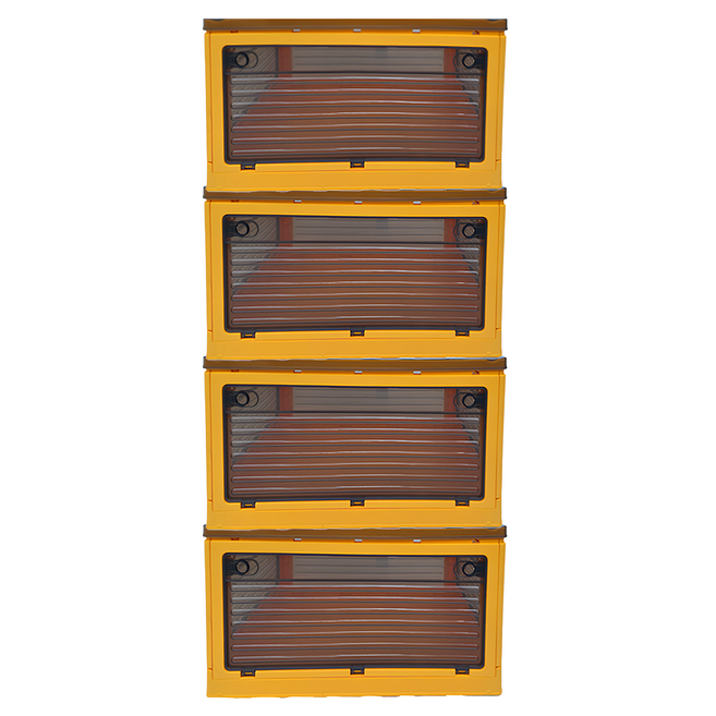 多層五開櫃 786-4 四層 大, 黄色, 1入