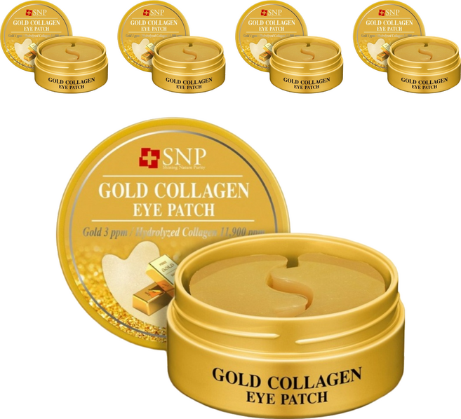 Snp 黃金膠原蛋白眼膜 1.25g, 60片, 5罐