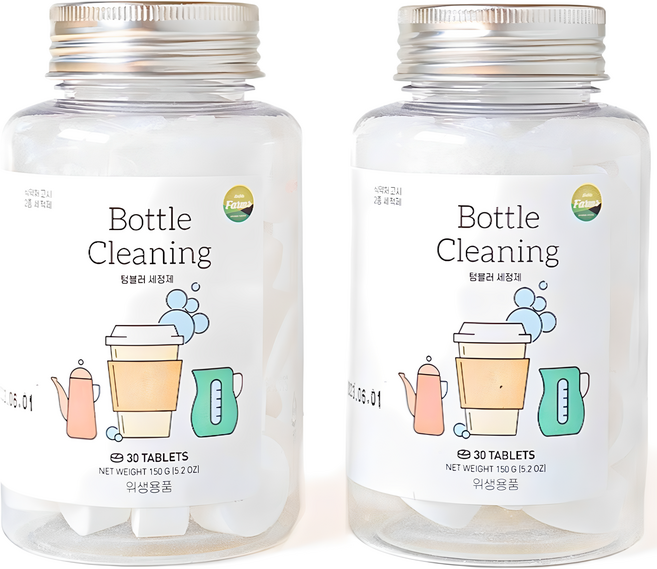 노블팜스 텀블러 발포 세정제, 150g, 2개