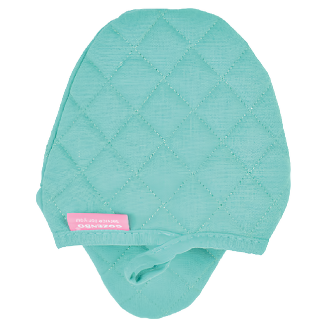 GOZENBO 御膳坊 甜心烘焙 矽膠防滑隔熱手套, 藍綠色, 1個