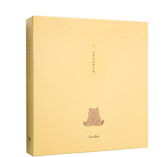 CONITALE 等待你的心 懷孕日記 超音波相簿 - 黃色, 1本, 48張