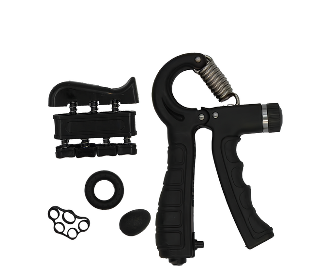 AD-ROCKET 握力訓練超值組 Set 可調節阻力, 1組, 黑色