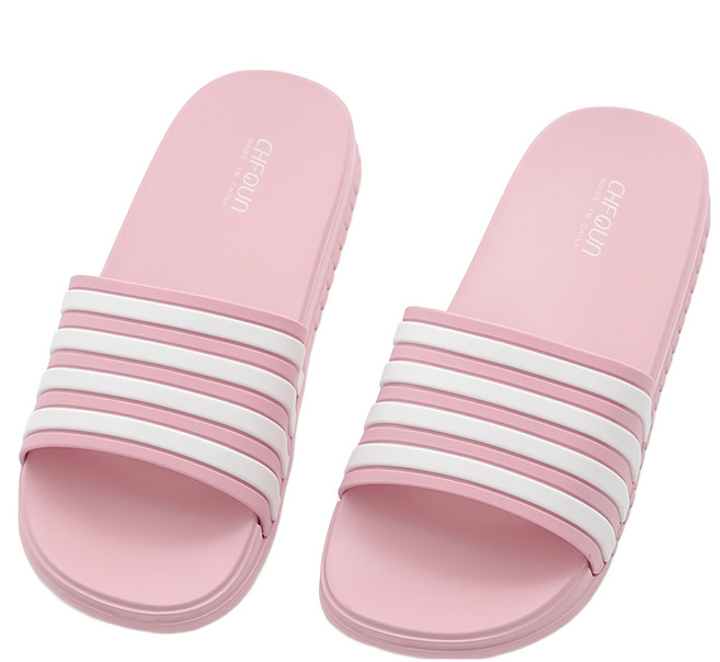 TAY SONG 太松 簡約和風室外拖鞋, 粉色