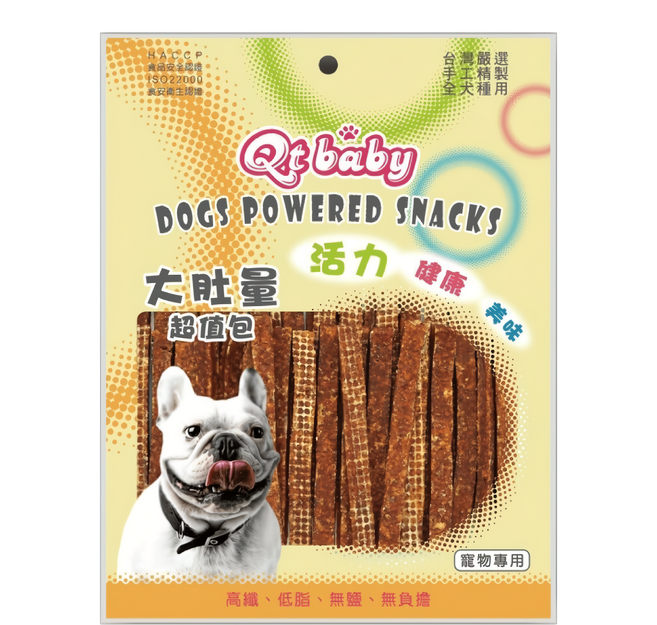 Qt baby 大肚量 牛肉烘焙切條 QT316, 雞肉 +  牛肉, 320g, 1包