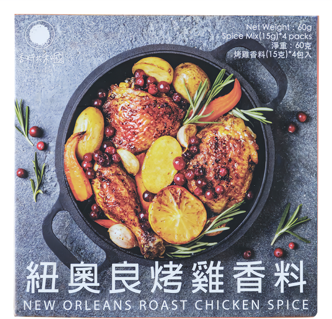 香料共和國 紐奧良烤雞香料, 60g, 1組