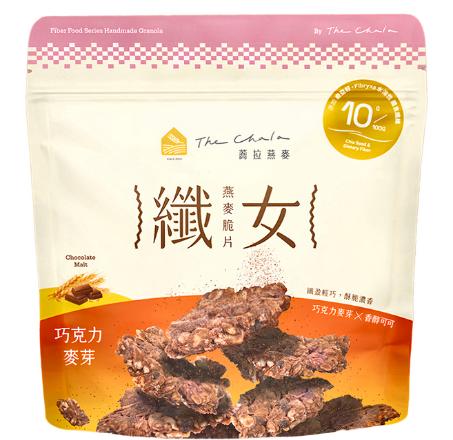 The Chala 蕎拉燕麥 纖女燕麥脆片 巧克力麥芽, 150g, 1包