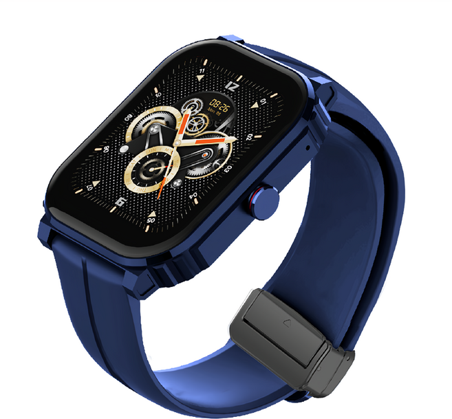 Ergotech 人因科技 5ATM游泳心率血氧通話腕錶 SW210 2.01吋, 深海藍, 藍牙