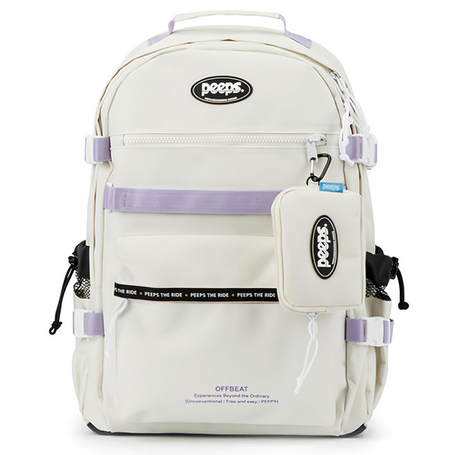peeps offbeat 後背包 象牙白