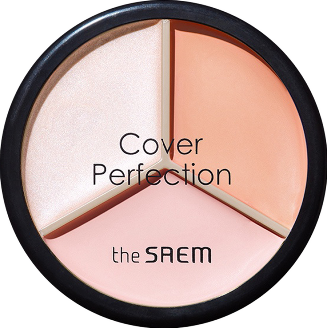 THe SaeM 得鮮 完美三色遮瑕膏 12.8g, 05 Dark Up Beige, 1個