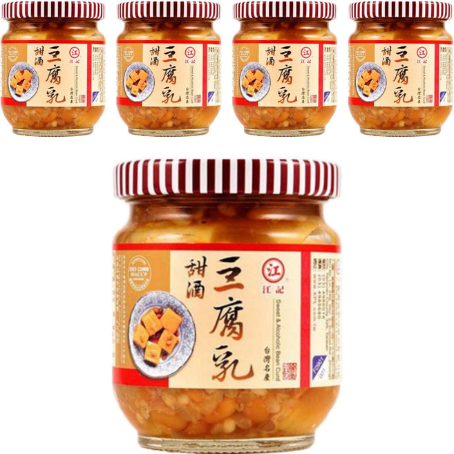 江記 甜酒豆腐乳, 200g, 5罐