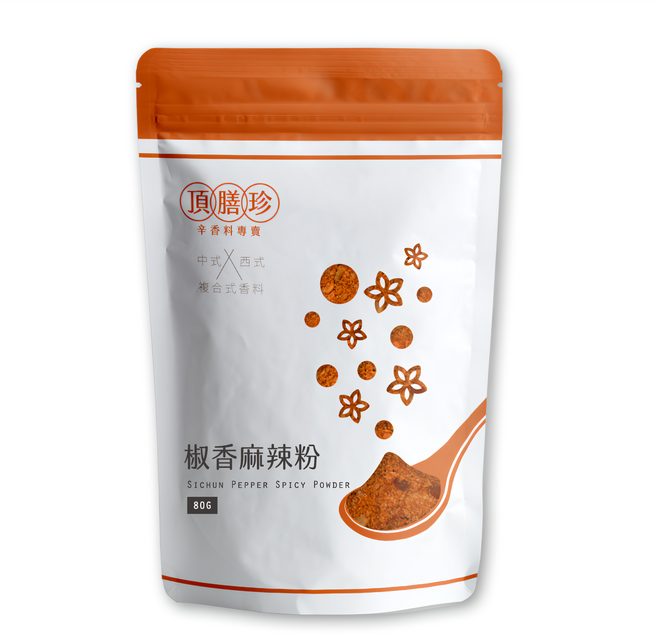 頂膳珍 椒香麻辣粉, 80g, 1包