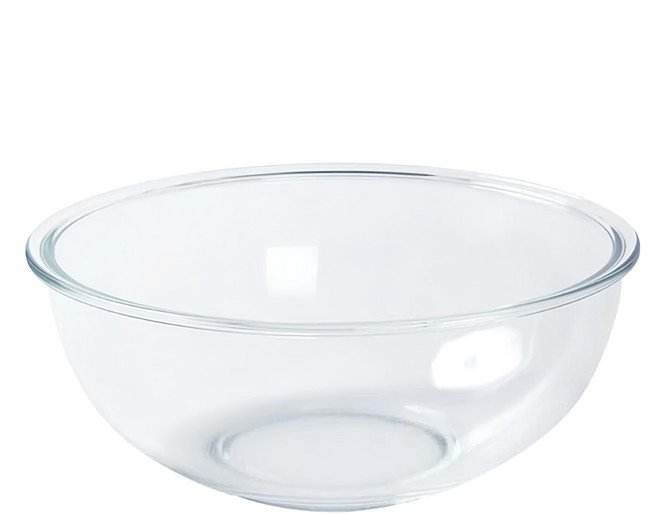 HIROSHO CTB-20耐熱玻璃碗 880+1400ml, Clear glass, 1組
