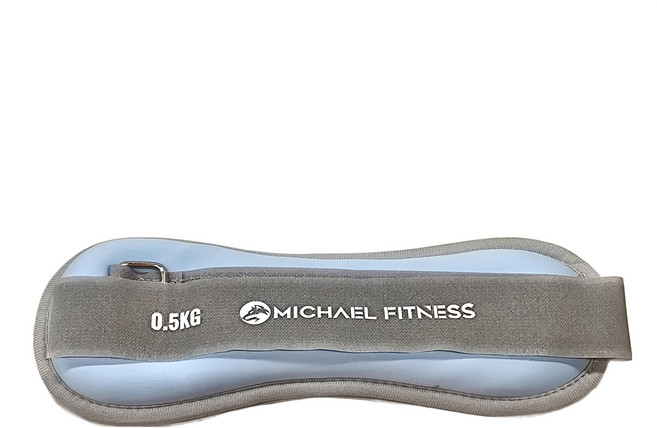 MICHAEL FITNESS 麥克健身 運動沙袋一組2入 負重跳舞/跑步/跳繩/瑜伽, 天空藍, 0.5kg