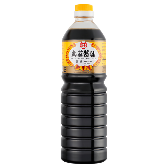丸莊醬油 黃標調合醬油, 1L, 1瓶
