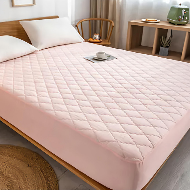 防水透氣網眼吸濕排汗防蹣床包式保潔墊 磨毛夾棉材質