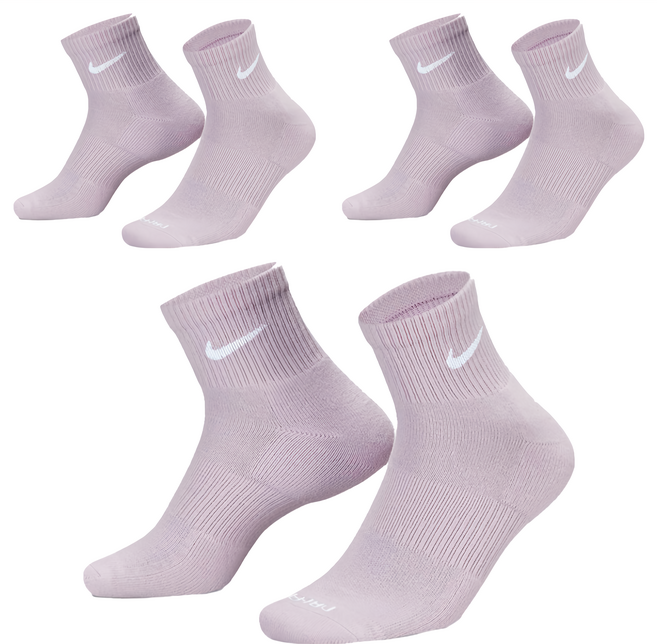 NIKE 耐吉 U NK EVRY PLS CSH ANK 3PR 132 短襪厚底 SX6890990M 3雙