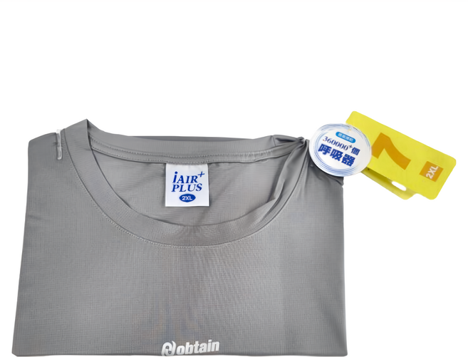 iAIR PLUS 極速透氣空氣感上衣, 灰色, 1件