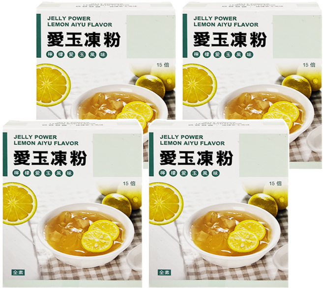 YIN FA 盈發 FUNN 愛玉果凍粉, 80g, 4盒