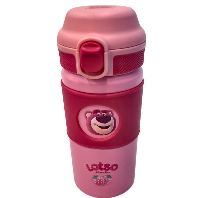 TOY STORY 玩具總動員 草莓熊真空保溫杯, 粉色, 380ml, 1個