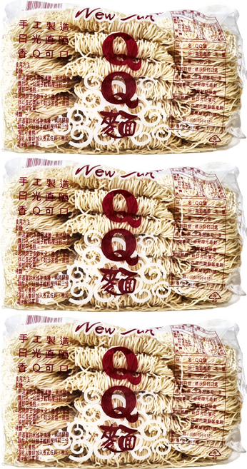 New Sun 新日光 QQ麵, 1.2kg, 3包