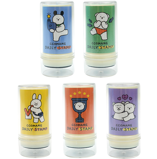 PINKFOOT Ccomang 日常鼓勵印章 5入組, 1組, 黑色