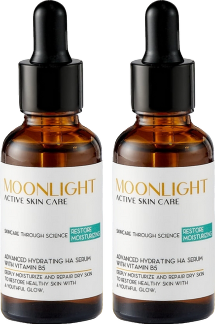 MOONLIGHT 莯光 玻尿酸超導B5保濕精華, 30ml, 2瓶
