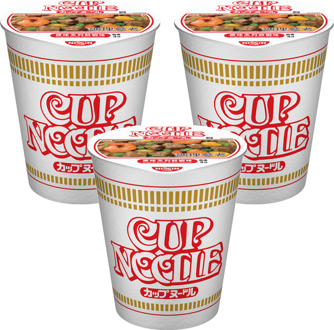 NISSIN 日清 CUP NOODLE 合味道 原味系列 鮮蝦味杯麵, 3入