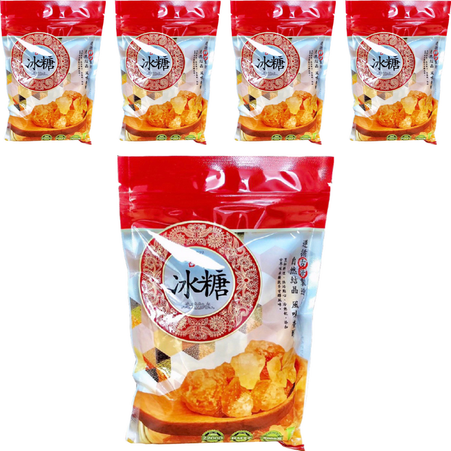 珍田生機 古早味冰糖, 400g, 5包