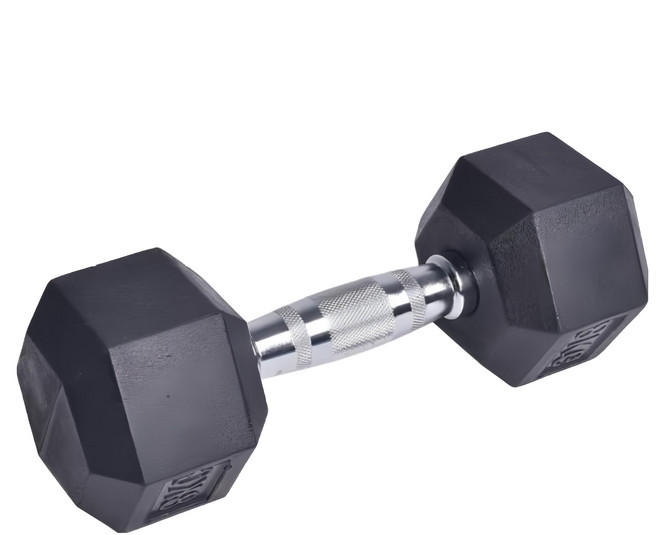 三次方 六角包膠啞鈴 fb007-4 12.5kg, 1個