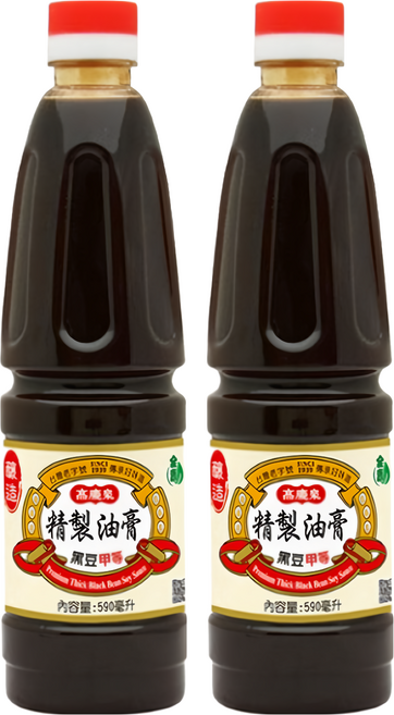 高慶泉 精製甲等黑豆油膏, 590ml, 2瓶