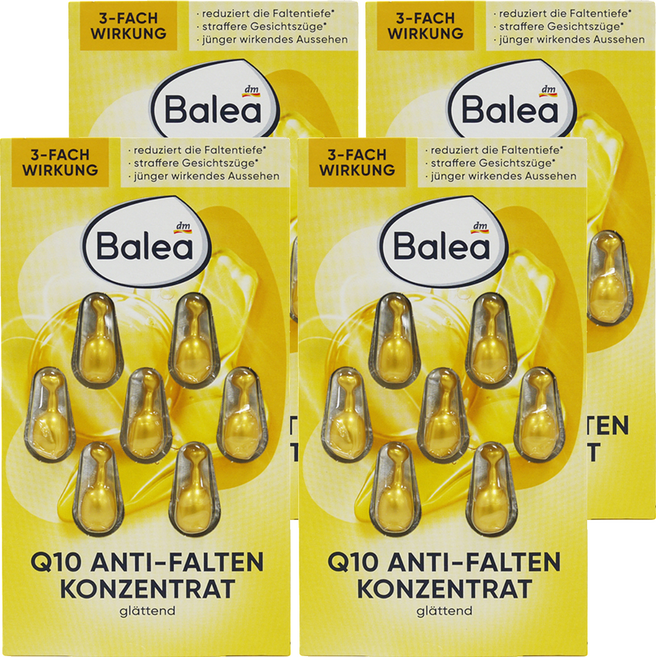dm Balea 芭樂雅 精華膠囊 Q10 黃色 7顆, 7ml, 4組