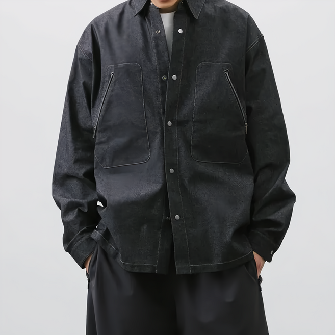 BOHRHOO Early Spring Denim LS Shirt 單寧長袖襯衫