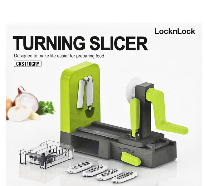 LocknLock 樂扣樂扣 多功能切刀器組, 黑色 + 綠色 + 銀色, 1組