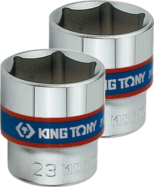 KING TONY 金統立 專業級工具 DR 公制六角標準套筒 KT333517M, 2個