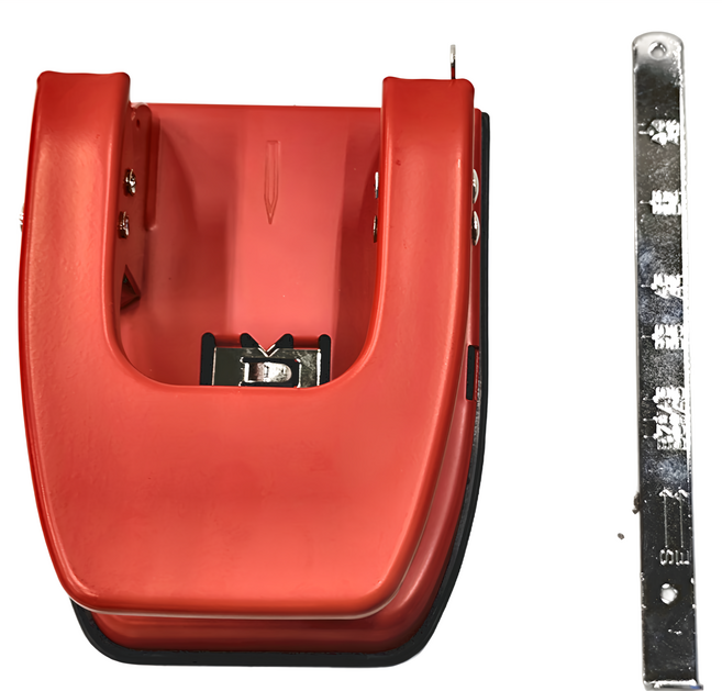 KW-triO 堡勝企業 二孔打孔機 紅色 適用於紙張及文件打孔用途, 1個