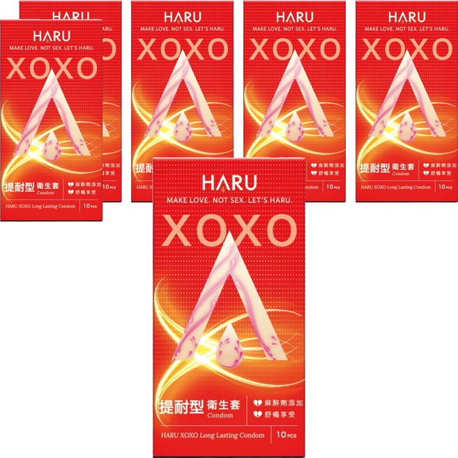 HARU 含春 XOXO Long Lasting 提耐型衛生套, 10個, 6盒