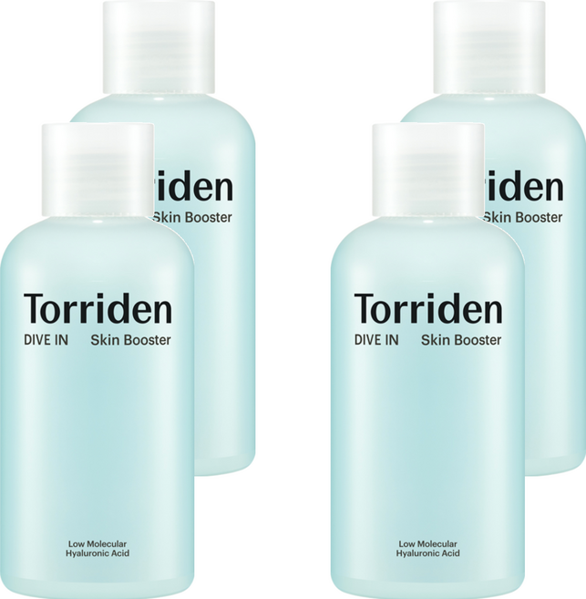 Torriden 台灣公司貨 5D微分子玻尿酸持久保濕精華液, 200ml, 4瓶