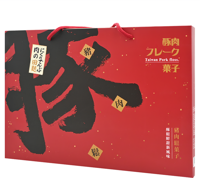 金合麥 豚肉鬆菓子禮盒, 225g, 1盒