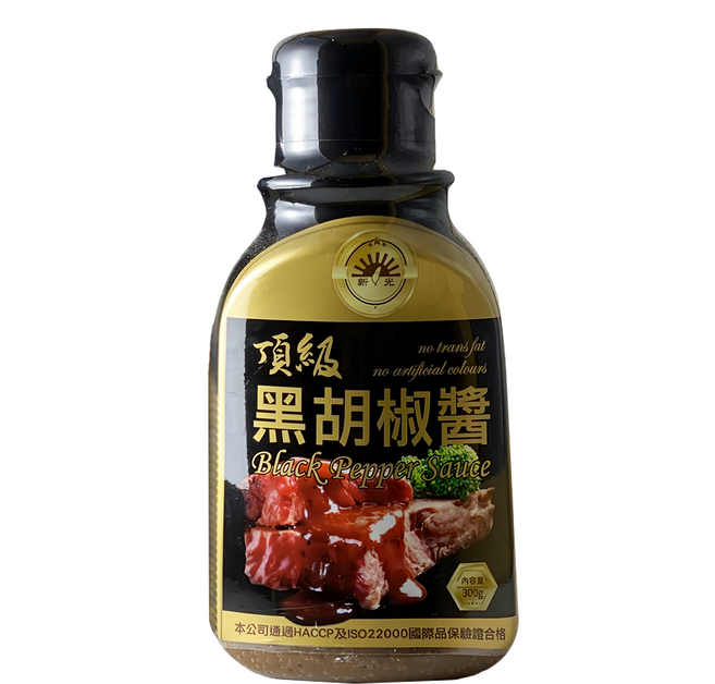 新光洋菜 頂級黑胡椒醬, 300g, 1瓶