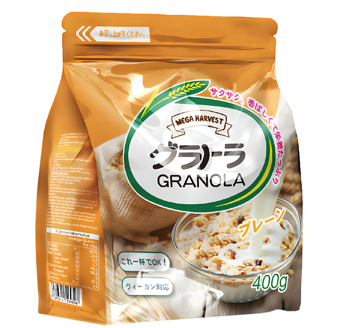 MEGA HARVEST 綜合穀麥片, 1個, 400g