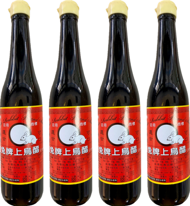 白兔牌 上烏醋, 500ml, 4瓶